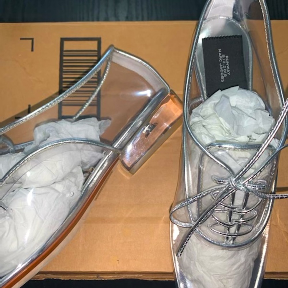 Marc Jacobs Runway leather transparent Oxford.